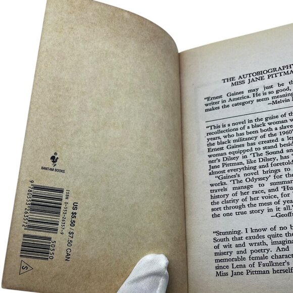 The Autobiography Of Miss Jane Pittman By Ernest J. Gaines 1971 Paperback - Picture 10 of 11